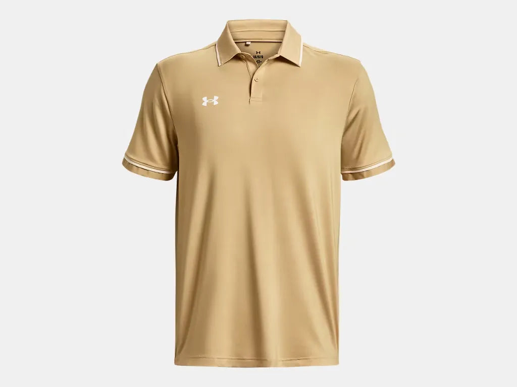 Under Armour Men's Team Tipped Polo Vegas Gold - 4