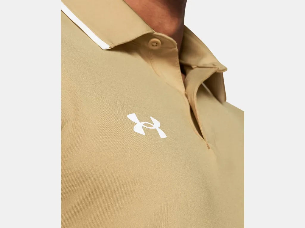 Under Armour Men's Team Tipped Polo Vegas Gold - 6