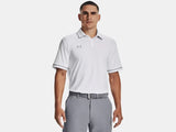 Under Armour Men's Team Tipped Polo White - 1