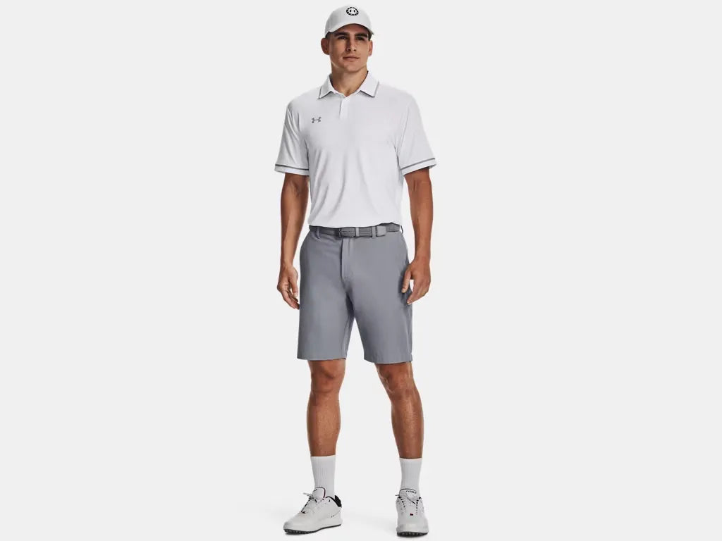 Under Armour Men's Team Tipped Polo White - 3