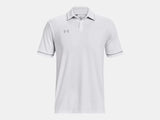 Under Armour Men's Team Tipped Polo White - 4
