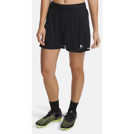 Under Armour Women's Challenger Short - 4.5" Inseam  - Black - 1