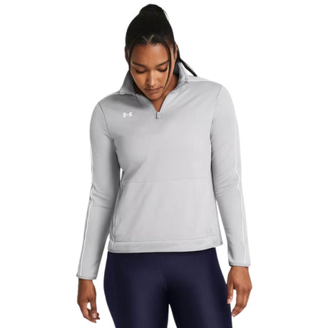 Under Armour Women's Command 1/4 Zip - Mod Gray - 1