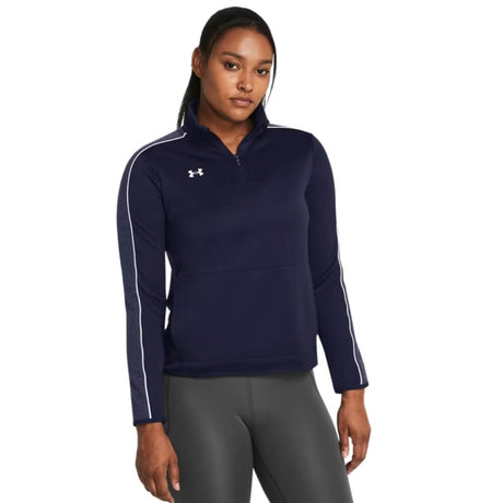 Under Armour Women's Command 1/4 Zip - Navy - 1