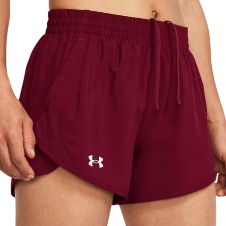 Under Armour Women's Fly-By Short - 3" Inseam - Cardinal - 1