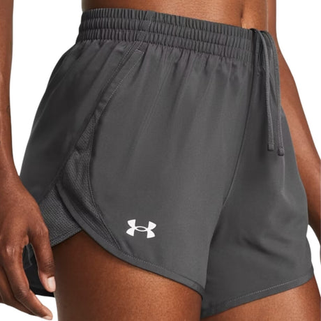 Under Armour Women's Fly-By Short - 3" Inseam - Castlerock - 2