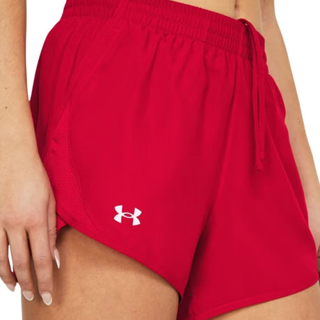 Under Armour Women's Fly-By Short - 3" Inseam - Red - 1