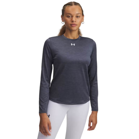 Under Armour Women's Tech Vent Long Sleeve Navy - 1