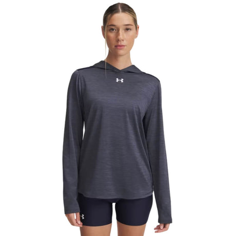 Under Armour Women's Tech Vent Team Hoodie Navy - 1