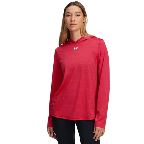 Under Armour Women's Tech Vent Team Hoodie Red - 1