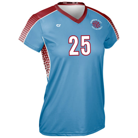 CustomFuze Women's Quick Turn Cap Sleeve Jersey