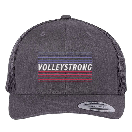 Volleystrong Horizon Trucker Hat Dark Heather Grey Volleystrong