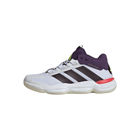 adidas Men's Court Stabil Volleyball Shoe White Black - 2