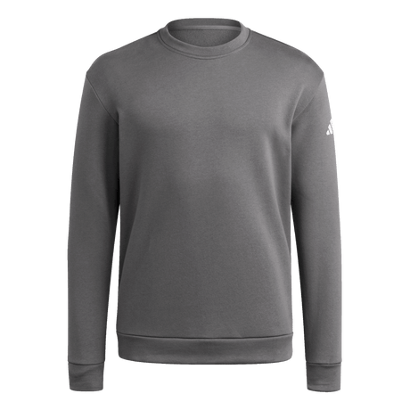adidas Men's Fleece Crew Dark Gray - 1