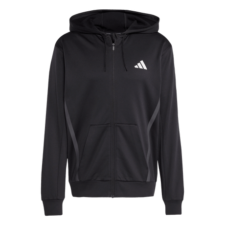 adidas Men's Game&Go Full Zip Hoodie Black