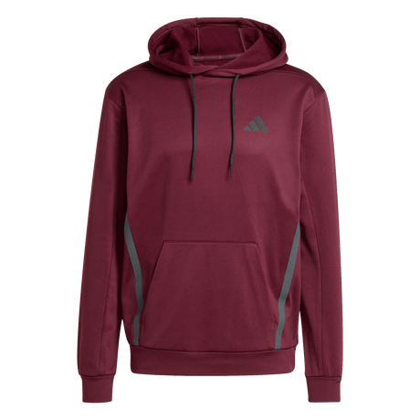 adidas Men's Game&Go Hoodie Maroon - 1