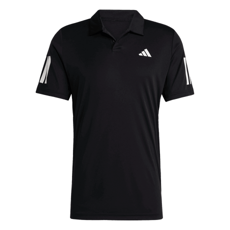 adidas Men's Three Stripe Polo Black - 1