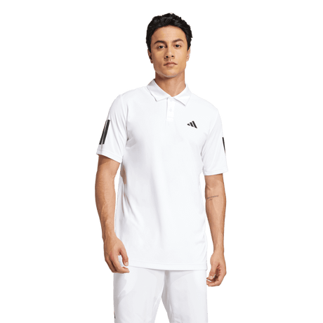 adidas Men's Three Stripe Polo White - 2