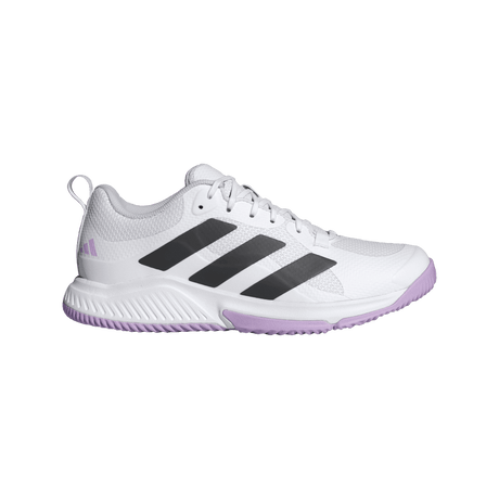 adidas Women's Court Team Bounce 2.0 Volleyball Shoe White Plum  - 1