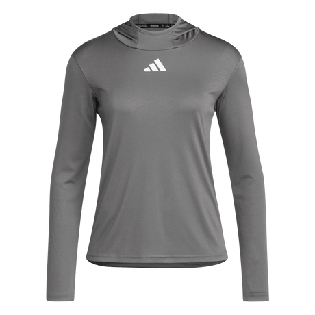 adidas Women's D4T Lightweight Hoodie Dark Gray - 1