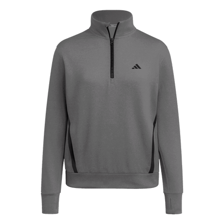 adidas Women's Game&Go 1/4 Zip Dark Gray - 1