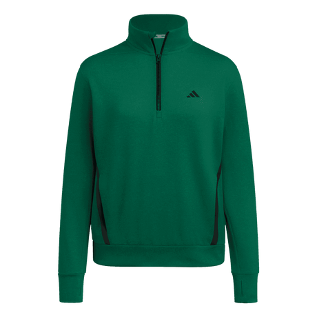 adidas Women's Game&Go 1/4 Zip Dark Green - 1