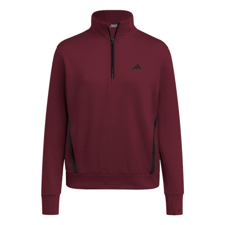 adidas Women's Game&Go 1/4 Zip Maroon - 1