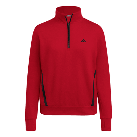 adidas Women's Game&Go 1/4 Zip Red - 1