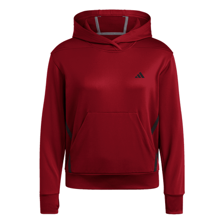 adidas Women's Game&Go Hoodie Burgundy - 1