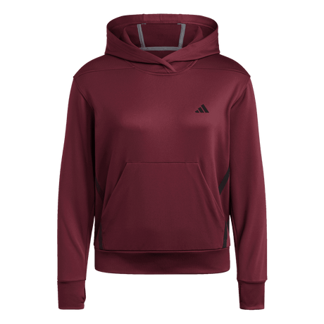 adidas Women's Game&Go Hoodie Maroon - 1