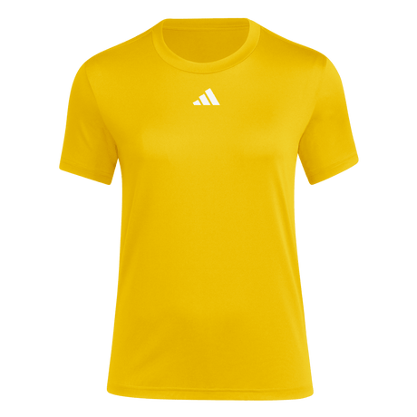 adidas Women's Gametime Short Sleeve Jersey Gold - 1