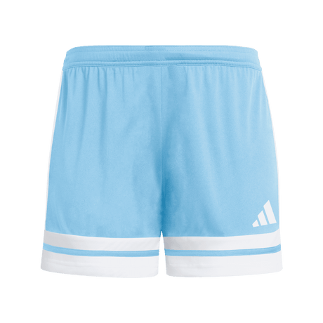 adidas Women's Squadra 25 Short - 5" Inseam Light Blue - 1