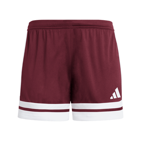 adidas Women's Squadra 25 Short - 5" Inseam Maroon - 1