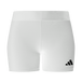 adidas Women's TechFit Volleyball Short - 4" Inseam White - 1