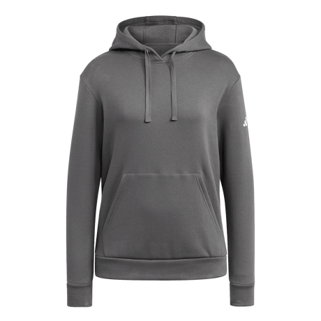 adidas Women's Travel Fleece Hoodie Dark Gray - 1