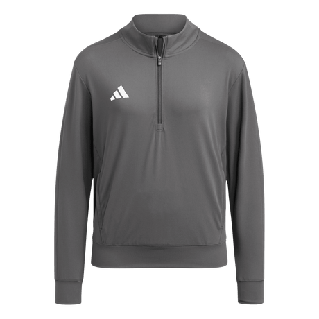 adidas Women's Ultimate365 1/4 Zip Dark Gray - 1