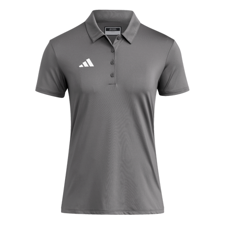 adidas Women's Ultimate365 Solid Polo Dark Gray - 1