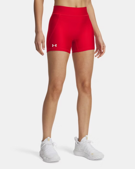 Under Armour Women's UA Team Short - 4" Inseam red 1